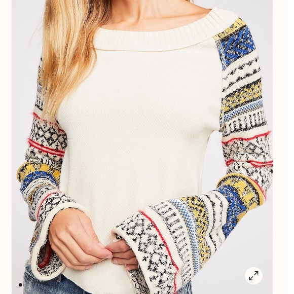Free People Sweaters - NWT Free People Fairground Thermal Sweater